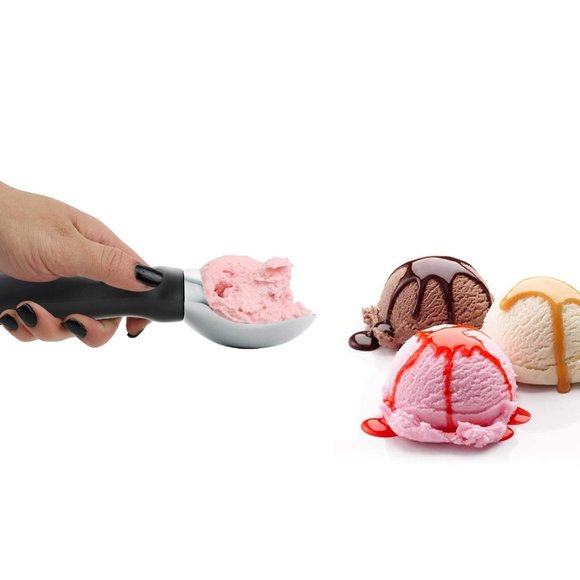 PREMIUM ICE-CREAM SCOOPER WITH COMFORTABLE GRIP HANDLE - Picture 2 of 5